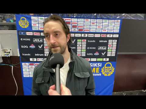 Lukko–Ässät-jälkihaastattelussa Shaun Heshka