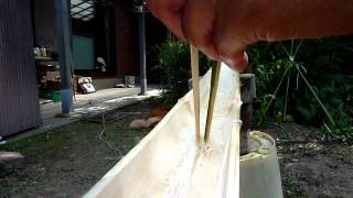 preview picture of video 'Nagashi Soumen (flowing noodles) in Kameoka, Kyoto 【HD】'