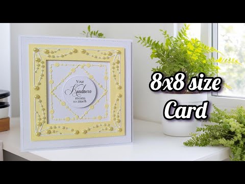 8x8 card • Beautifully Beaded Collection 