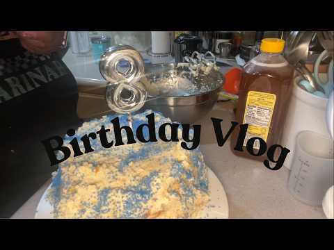 I made a birthday cake from scratch!