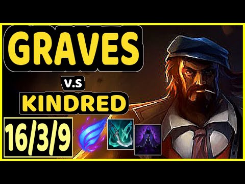 JUHAN (GRAVES) vs KINDRED - 16/3/9 KDA JUNGLE CHALLENGER GAMEPLAY - KR