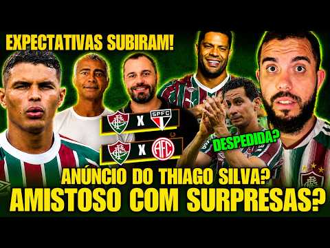 🚨ÓTIMA NOTÍCIA? AMISTOSO PODE TER NOVIDADES! FLU x SÃO PAULO E AMÉRICA! TS VEM? DESPEDIDA DO GANSO?