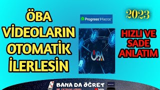 ÖBA OTOMATİK VİDEO OYNATMA PROGRAMI - Baş Öğretmenlik Videoları Otomat