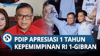 PDIP Apresiasi 1 Tahun Kepemimpinan Prabowo Gibran, Sebut Presiden Mampu Indonesia Dipandang Dunia