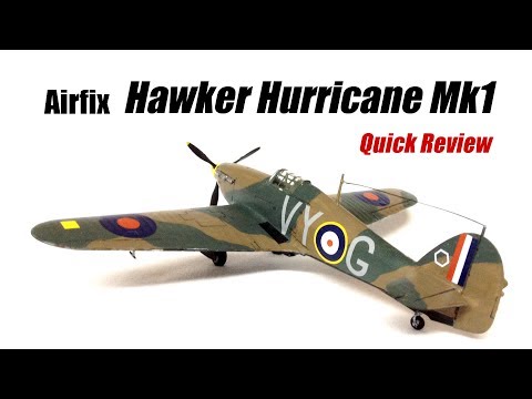 Airfix Hawker Hurricane Mk1 Review - 1/72 scale Plastic Model Kit