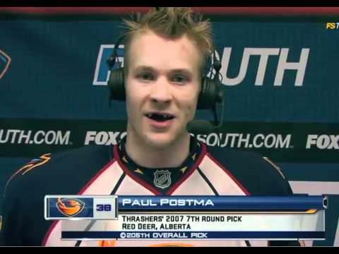 Paul Postma Interview (1st NHL Game)