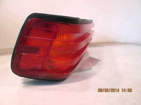 1989 Mercedes 560SEC Tail Light / Rear Lamp LR GOOD SHAPE 126TYPE - mbiparts.com Used OEM Mer... OEM