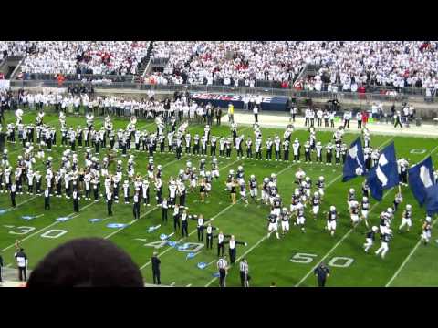 PSU Football Team 10/27/2012 Running Out of the Tunnel
