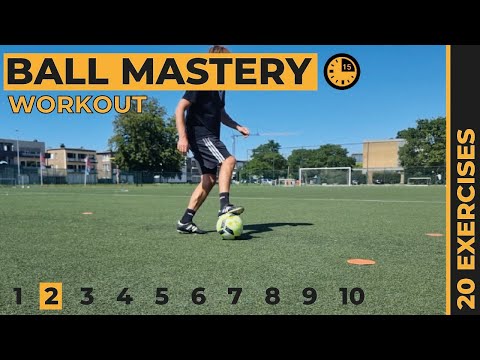 Ball Mastery Workout 2 of 10 | Football Training | Homework (U9-U14)