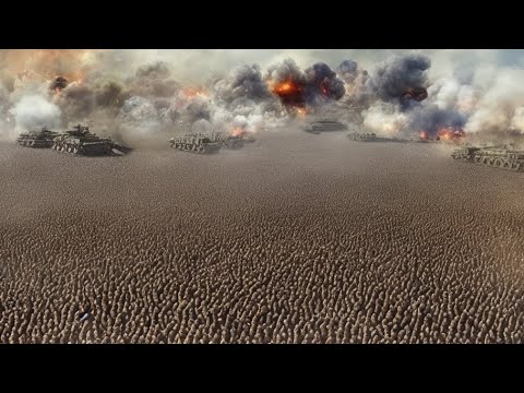 Ultimate Epic Battle Simulator 2 - 100000 Modern Soldiers Vs 100000 WW2 Soldiers
