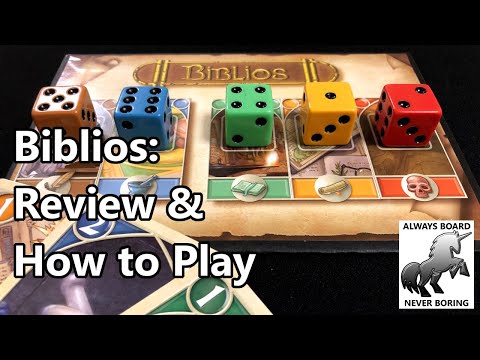 Biblios Card Game: Review & How to Play - YouTube