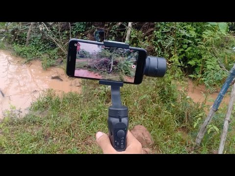 H4 3-Axis gimbal stabilizer unboxing review test