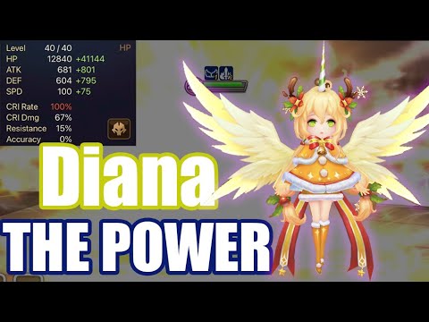 【Summoners War | Curry's RTA】The Power Diana, she is too strong and many people hate her!