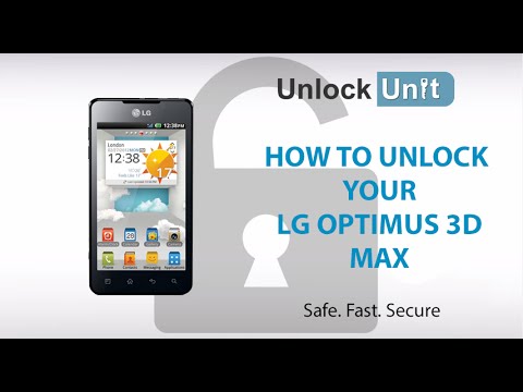 UNLOCK LG OPTIMUS 3D MAX - HOW TO UNLOCK YOUR LG OPTIMUS 3D MAX