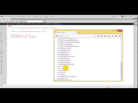 Php Tutorial 34 How To Using Str Replace Function To Search And Replace String With Php Programming