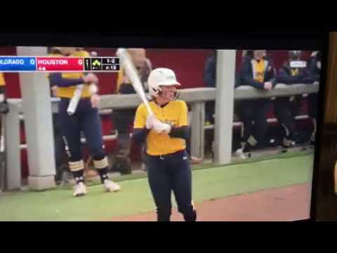 Peyton Gale 2RBI Single Vs Houston