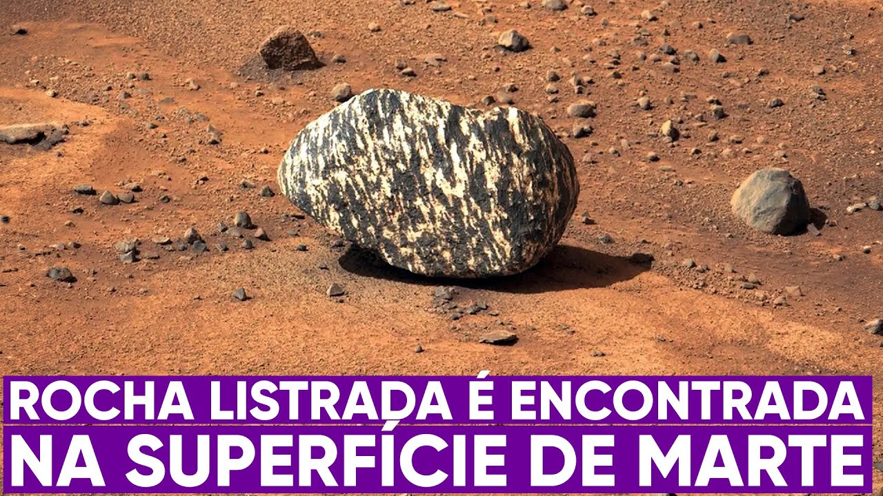 NASA descobre objeto listrado em Marte