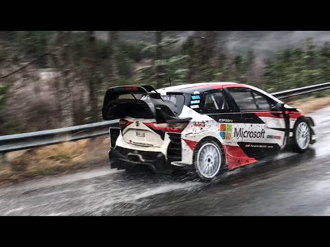 Toyota Yaris WRC -Rallye Monte-Carlo 2019 Tests - Kris Meeke/Sebastian Marshall - Day 2 (HD)