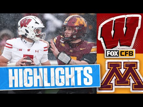 Wisconsin Badgers vs. Minnesota Golden Gophers Highlights 🏈 FOX College Football