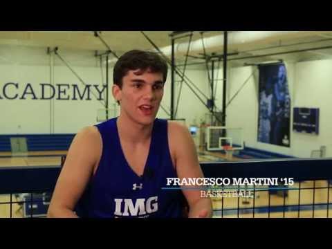 Francesco Martini '15 on what IMG Academy is to him