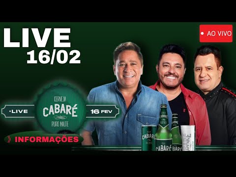 LIVE LEONARDO E BRUNO E MARRONE - LIVE CABARÉ 16/02/2022 | QUARTA FEIRA #HOJE#LIVE#CABARÉ