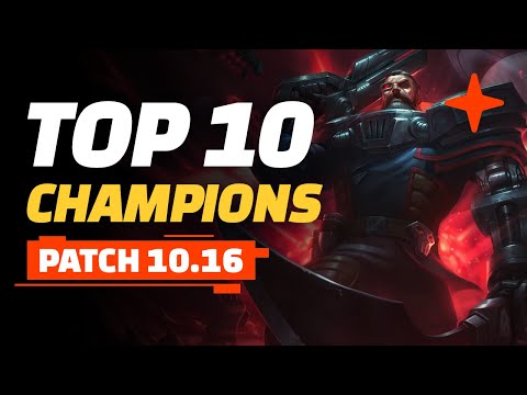 Top 10 Champions - Teamfight Tactics Patch 10.16