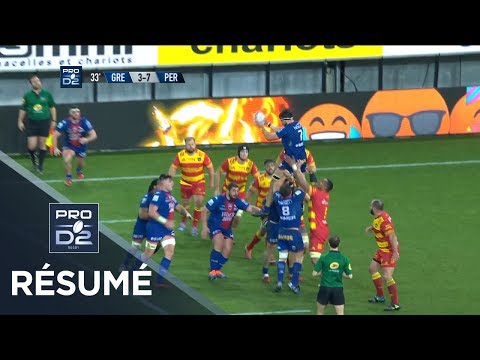 PRO D2 - Résumé : Grenoble-Perpignan: 20-10 - J20 - Saison 2019/2020