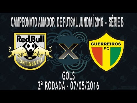 Gols RB Continental 7 x 3 Guerreiros - 2ª Rodada Amador Jundiaí de Futsal 2016 - Série B