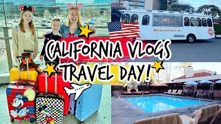 CALIFORNIA VLOG! ✈️ Heathrow To Hollywood, No1 Lounge, The Garland Hotel Tour!