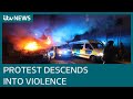 Bristol Police Suffer Broken Bones As Kill The Bill Protest Turns Violent ITV News