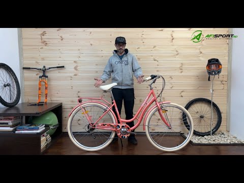 Bicicleta Oras Polar Grazia 6s - 28 inch, M, Alb