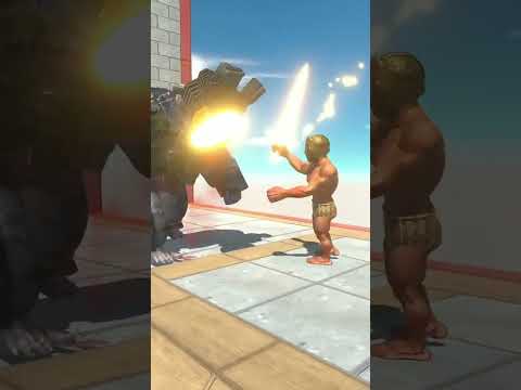 1 VS 1- ACHILLES VS MONSTER - Animal Revolt Battle Simulator #gamingvideos