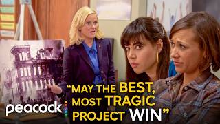 Parks and Recreation  Leslie Exploits a Local Tragedy to Win the Town Hall Mural Contest
