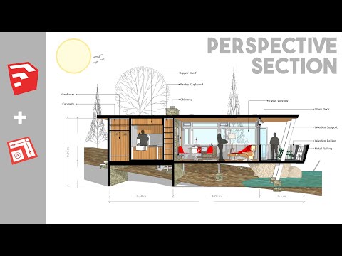 How to render Section in Sketchup | Beginner Tutorial | Layout