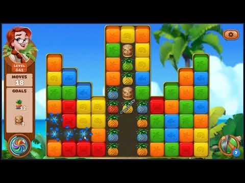 Lost Island Blast Adventure Level 641 - NO BOOSTERS 🏝️ | SKILLGAMING ✔️