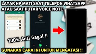 Download lagu How to solve the problem of the screen going off when playing WhatsApp voice notes or when making... mp3