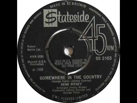 UK New Entry 1968 (75) Gene Pitney - Somewhere In The Country