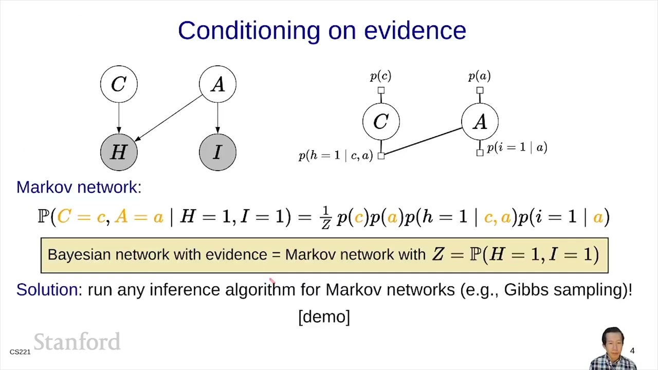 Bayesian Networks 4 - Probabilistic Inference | Stanford CS221: AI (Autumn 2021)