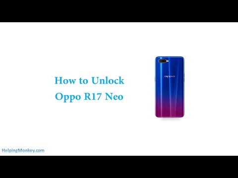 How to Unlock Oppo R17 Neo - When Forgot Password