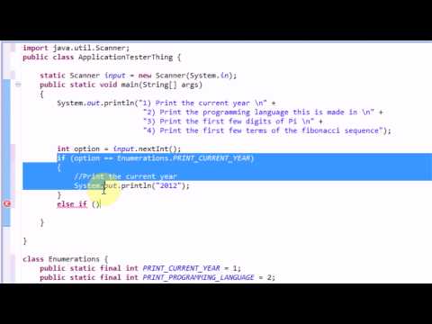 Learning Java Part 23 Enumerations