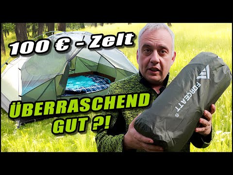 Taugt das 100 € Zelt von Amazon? Forceatt 2P im Praxistest