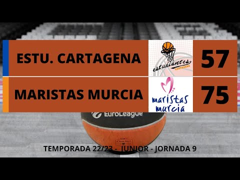 2022 / J9 / 1a Parte / Estudiantes Cartagena 57- 75 Maristas Murcia
