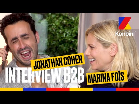 Jonathan Cohen raconte son plus gros mytho à Marina Foïs l Interview B2B l Konbini