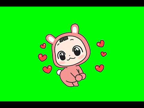 In Love - Green Screen Video For Video Editing - Animated GIF