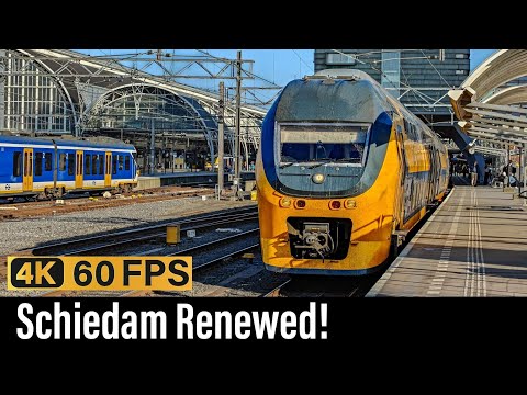 Train Cab Ride NL / Schiedam Renewed! / Amsterdam - Schiedam - Rotterdam / VIRM IC / April 2025