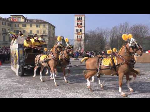 I Baroni del Castello carro da getto - Carnevale Ivrea 2017