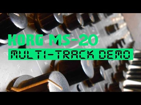 Korg MS-20 Synthesizer Multi-Track Demo #4