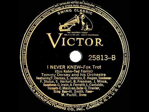 1938 Tommy Dorsey - I Never Knew (instrumental)