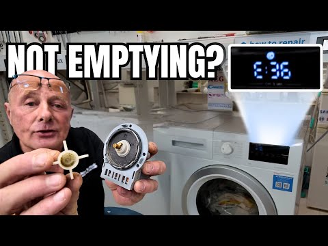How to Fix E36-10 Error Code on Bosch & Siemens Washing Machines (Not Draining & Emptying Water)
