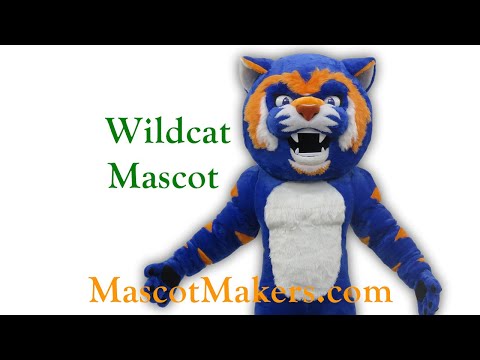 Alex the Wildcat Mascot Costume | Mascot Makers - Custom mascots and ...